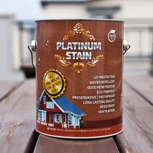 친환경인증 오일스테인 오일스텐 방부목 데크 스테인 4L