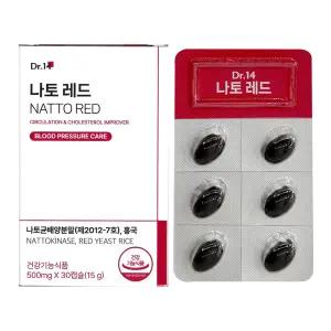 닥터포틴 나토레드 500mg x 30캡슐 1개 / 써클