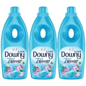 다우니 초고농축 섬유유연제 레몬그라스와 라일락 본품 1L 3개
