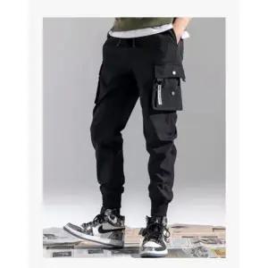 남성 카고 조거 팬츠 데일리 바지 허리밴딩 스트랩포인트 넉넉한 포켓 프리미엄 원단 어떤코디도 가능