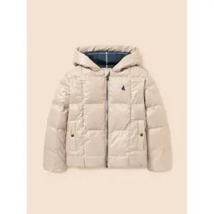 [BEANPOLE KIDS] 덕다운 체크 후드 경량 패딩  베이지 (BI5938U07A)