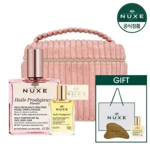 [CJ단독]  윌 프로디쥬스 플로럴 오일 100ml + 드라이 오일 30ml + 핑크바니티파우치 + GIFT