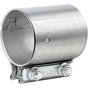 팔로조 2.5인치 배기 클램프 버트 조인트 밴드 슬리브 커플러 304 스테인리스 스틸