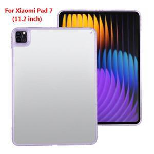 샤오미 패드 7 케이스 11.2인치 아크릴 하드 커버 푼다 미 투명 후면