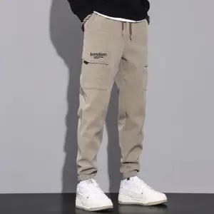 남자 트레이닝 바지 캐주얼 카키 팬츠 봄가을 카고 오버사이즈 조거 기모 힛템