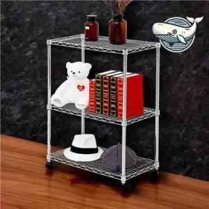 이동식 메탈 선반 3단 단단한 틈새수납 바퀴형 철제선반 앵글 조립식앵글 앵글선반 베란다선반