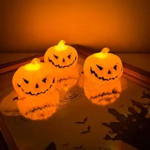 할로윈 호박등 3p 세트 호박장식 캠핑조명 잭오랜턴 무드등 작은사이즈