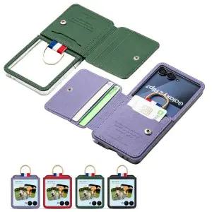 갤럭시 Z플립7 플립7 6 5 4 3 지갑 케이스 카드수납 멀티포켓 똑딱이 포켓 고리형