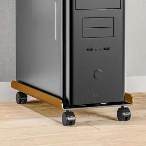 데스크탑 PC 컴퓨터 본체 거치대 이동식 받침대 선반 컴퓨터본체받침대