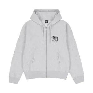 스투시 스탁 도버 스트리트 마켓 뉴욕 후드 집업 애쉬 헤더 Stussy