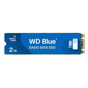 [미국배송] 웨스턴 디지털 2TB WD 블루 SA510 SATA 내부 솔리드 스테이트 드라이브 SSD - III 6GB/S M.2 2280 최대 560MB/S WDS200T3B0B
