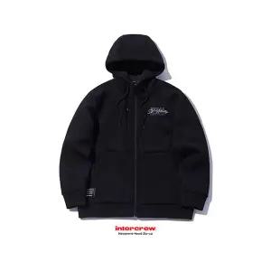 인터크루 남성 루즈핏 네오프렌후드 집업 ITV4DH03ABK (블랙)