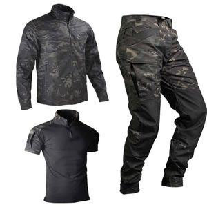 남자 바지 전술 재킷, 야외 방풍 미국 캠핑 셔츠, 전투 유니폼, 사냥복, 운동복