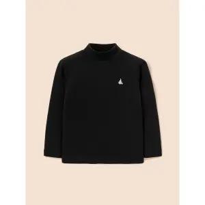 [BEANPOLE KIDS] [Essential] 반목 긴소매 티셔츠  블랙 (BI5941UE45)