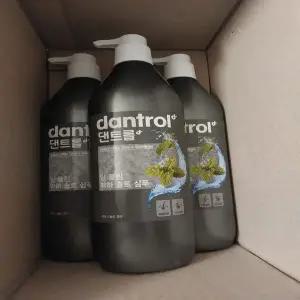 댄트롤 딥 클린 박하 솔트 샴푸 820ml 3개