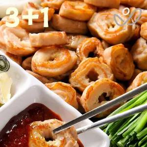 (3팩+1팩) 달구지 훈제돼지막창 500g 4팩