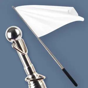 깃대 가이드 인솔대 지시봉 7단 접이식 안테나형 자 자용 깃발