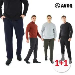 [아보크]웜업 기모팬츠 1+1 (남성)