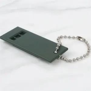 알찬곳간 3단음 납작 호루라기 호신용호루라기