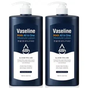 바세린 딥 맨 올인원 로션 1L 2개 바디로션 남자 남성화장품 바디크림