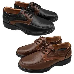 [마리오탈라리코]남성구두 기능성신발 천연소가죽 키높이 밴드더비슈즈