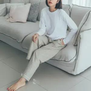 순면 체크 커플 잠옷 바지
