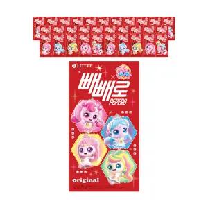 롯데웰푸드 티니핑 빼빼로  초코 8입, 432g, 4개 (총 32개)