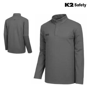 K2 Safety 집업 스판 긴팔티셔츠 TS-F4201