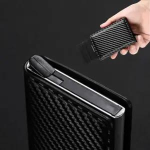 가벼운 반지갑 자동 팝업 명함 케이스 남성 카드 지갑 (WFK3R1S)