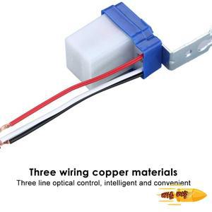 거리 자동 스위치 컨트롤러 광전 센서 방수 가로등 센서 스위치 AC 110V AC 220V DC 12V 24V 10A