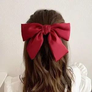 [콩심팥심]데일리 여성 리본핀 헤어핀 집게핀 머리핀 2색 리본핀