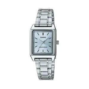 [CASIO] 카시오 스퀘어 아날로그 메탈시계 LTP-V007D-2EDF