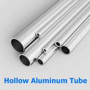 알루미늄 튜브 OD1.5-8.5mm 길이 500mm 라운드 합금 파이프 스트레이트 대형 6063 외경 중공
