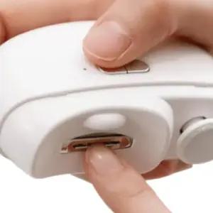 스마트 전동 손톱깎이 3IN1 멀티 네일 트리머 무선 안전 손톱깎이