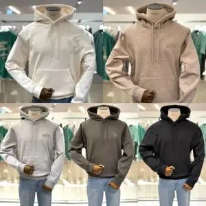 [갤러리아] [기획특가]에디션 남성 겨울 에센셜 로고 자수 기모 후드티 NNG5TH1101 5종