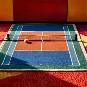 테니스코트 러그 안방 욕실 부드러움 카페트