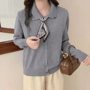 히어로 스카프 가디건  마담 미시 중년 여성 빅사이즈 40대 50대