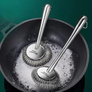 올스텐 긴손잡이 수세미 세균저항 그릴 후라이팬 청소솔