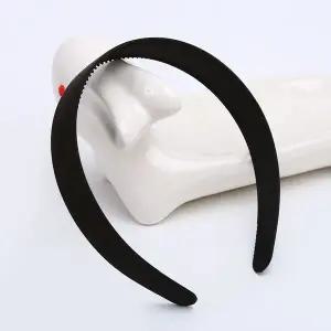 [콩심팥심]남성머리띠 여자머리띠 블랙머리띠 플라스틱머리띠 세