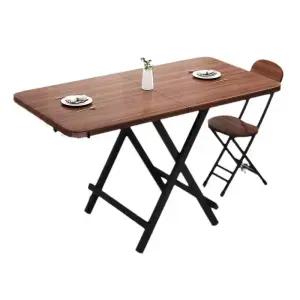 이동식 6인용 접이식 원룸 원형 카페 다기능 북유럽 책상 바퀴달린 다이닝 의자 다용도