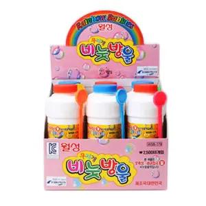 월성 무지개 비누방울액 370mlX6 비눗방울 리필 용액 비눗방울액 버블액