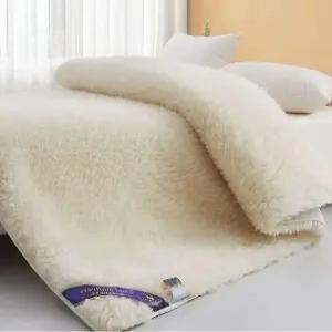 양털 침대 매트 이불 호주산 카페트 러그 양모 흰색 패드 침대매트 바닥