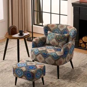 소파 1인용 엔틱 거실 편안한 포인트 의자