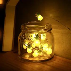 파인애플조명 무드등 와이어LED 줄조명 와이어 20구 2m 파인애플 LED줄조명