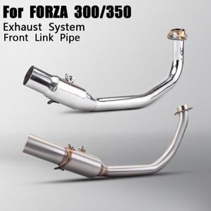 혼다 호환 포르자350 NSS350 2018-2024 바이크 오토바이 배기 시스템 스테인리스 51mm 매니폴드