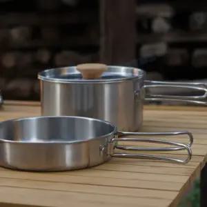 냄비 후라이펜 1인용 미니 백패킹코펠