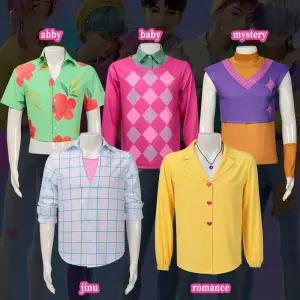 케이팝 데몬 헌터스 사자보이즈 진우 애비 코스튬 셔츠 코스프레 의상 소다팝 졸사
