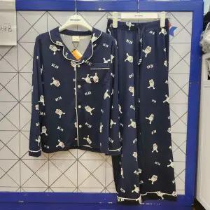 [보리보리/에꼴리에]에꼴리에 틴톡 더센트럴 퍼피 프린트 카라 파자마 세트 24QR751