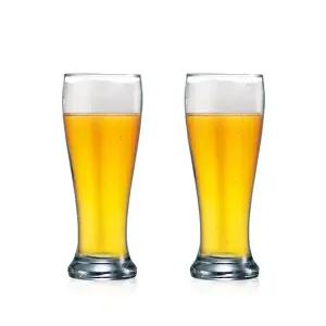 한입 맥주잔 2P 세트 슬림 하이볼 에일 라거 유리컵 285ml