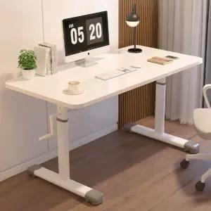 책상 모션데스크 형 공부 핸들 높은테이블 높이조절 사무용 서서일하는 딩테이블 스탠